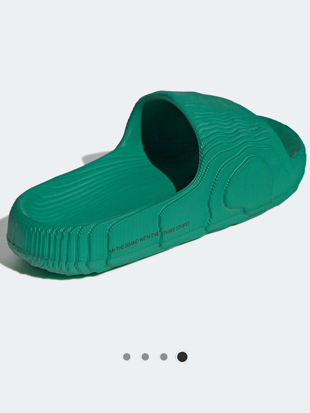 adidas Originals Adilette Slides in Green